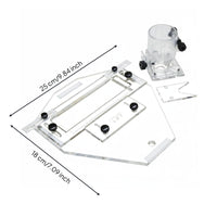 Guitar Bridge Slot Modeling Tool Easy Alignment Guitar Bridge Saddle Slotting for Luthiers