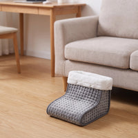 Electric Foot Warmer Soft Foot Warmer Boot Quilted Heated Boot for Home, Office