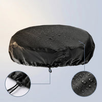 55 Liter Drum Cover Heavy Duty Drum Cover with Drawstring Stretchable for Workshop, Garage, Outdoor Storage