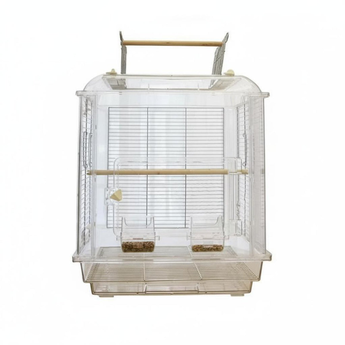 Clear-Front Bird Habitat Easy to Clean Avian Habitat Unobstructed View