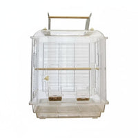 Clear-Front Bird Habitat Easy to Clean Avian Habitat Unobstructed View