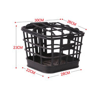 20 Pieces Electric Bike Basket Sturdy Universal Front Basket for Commuting