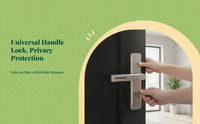 Aluminum privacy lock, easy install