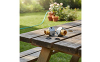 2 Pieces Hose Coupling with Screws Threaded Hardware Easy to Install for Yard