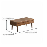 Solid Wood Living Room Furniture Low Profile TV Stand Low Profile Media Cabinet Mid-century Entertainment Stand Modern Entertainment Center with Drawers Smooth Lacquered Finish Suitable for Gift Giving Home Decoration Small Apartments Bedrooms