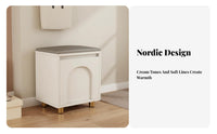 Two-in-Single Purpose Shoe Changing Stool with Cabinet Padded Seat Cushisingled Shoe Cabinet Soft Cushion Entryway Bench Minimalist Design for Apartment Dwellers, Homeowners, Families, Hallway, Foyer, Mudroom, Cloakroom