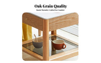 dual-level Corner Table Multifunctional Household Furniture scuff Resistant