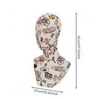 Retail Display Head Decorative Fashion Head Model Easy to Clean for Stylists