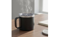 14oz Stainless Steel Coffee Mug Rust Resistant Vacuum Insulated Mug with Handle Thermal Coffee Cup with Handle for Commuters, Office