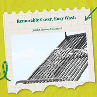 Cooling dog bed with removable cover