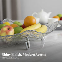blossomShaped Snack Tray Sturdy and Stable Serving Platter Space-Saving