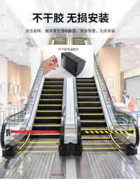 Wall-Mounted Stainless Steel Cashier Retractable Belt Barrier with Fixed Post, 2m 3m Wholesale
