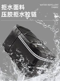Waterproof Mountain Bike Pannier Bag for Electric Folding Bikes, Large Capacity, Rear Rack Bag