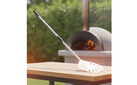 9-Inch Perforated Pizza Peel Lightweight Stainless Steel Pizza Peel Metal Kitchen Tool Long-Lasting for Home Bakers, Outdoor Oven