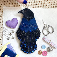 Crow Sewing Kit Portable Crow Sewing Pouch Lightweight for Travel