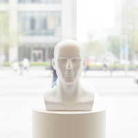 Male Mannequin Head with Shoulders Realistic Mannequin Head with Shoulders Matte for Shop Display, Window Decoration, Salon