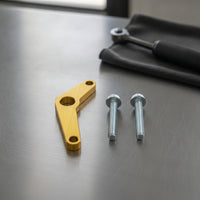 Machined-Metal Lever Plate with Bolts Bolt-on Motorcycle Modification Bracket Slim Motorcycle License Plate Bracket Compact
