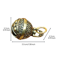 Copper Pet Bell, Leash & Collar Decoration, Anti-Loss, Metal