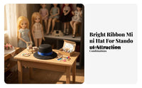 BJD Doll Hat top Hat DIY Project Miniature for Crafters