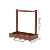 Calligraphy Brush Rack Brush Hanging Rack Metal Accents Stable Tray Base