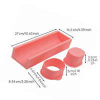 3 Pieces Uniform Cake Ball Mold with Pusher Plastic Cake Ball Mold Reusable Food-Grade for Bakers