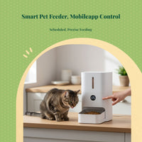 App-controlled auto pet feeder