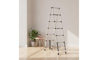 Telescoping Ladder Aluminum Folding Ladder Anti-Slip for Diyers