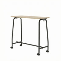 Mobile Training Desk Caster Wheels Rectangular Training Desk Full Rotation Casters Office Furniture for Classroom