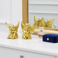 Angel Statue  Resin Sculpture Indoor Figurine for Desk