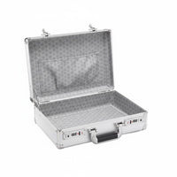 Combination Lock Case Keyless Security Aluminum Briefcase Metal Frame for Office