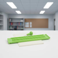 Plastic Foldable Braille Board Metal Tip Accessibility Tool for Blind People