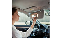 Direct Replacement Left Driver Side Sun Visor with Mirror Gray Left Driver Side Sun Visor OEM Standard Fabric Covered for Car Owners