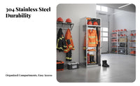 Stainless Steel Fire Suit Hanger 360° Rotation Double-Sided Firefighter Uniform Rack Firefighter Gear Rack for Training Facility