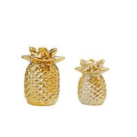 Creative European Gold Ceramic Pineapple Ornament Tabletop Decor