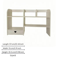 3-Layer Shelf Organizer Rectangular Frame Desktop Storage Rack Space Saving