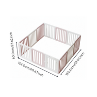 Expandable dog playpen, easy setup