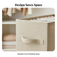 Narrow textile container Space-Saving Closet Organizer Machine-Washable Material for Wardrobe, Parents