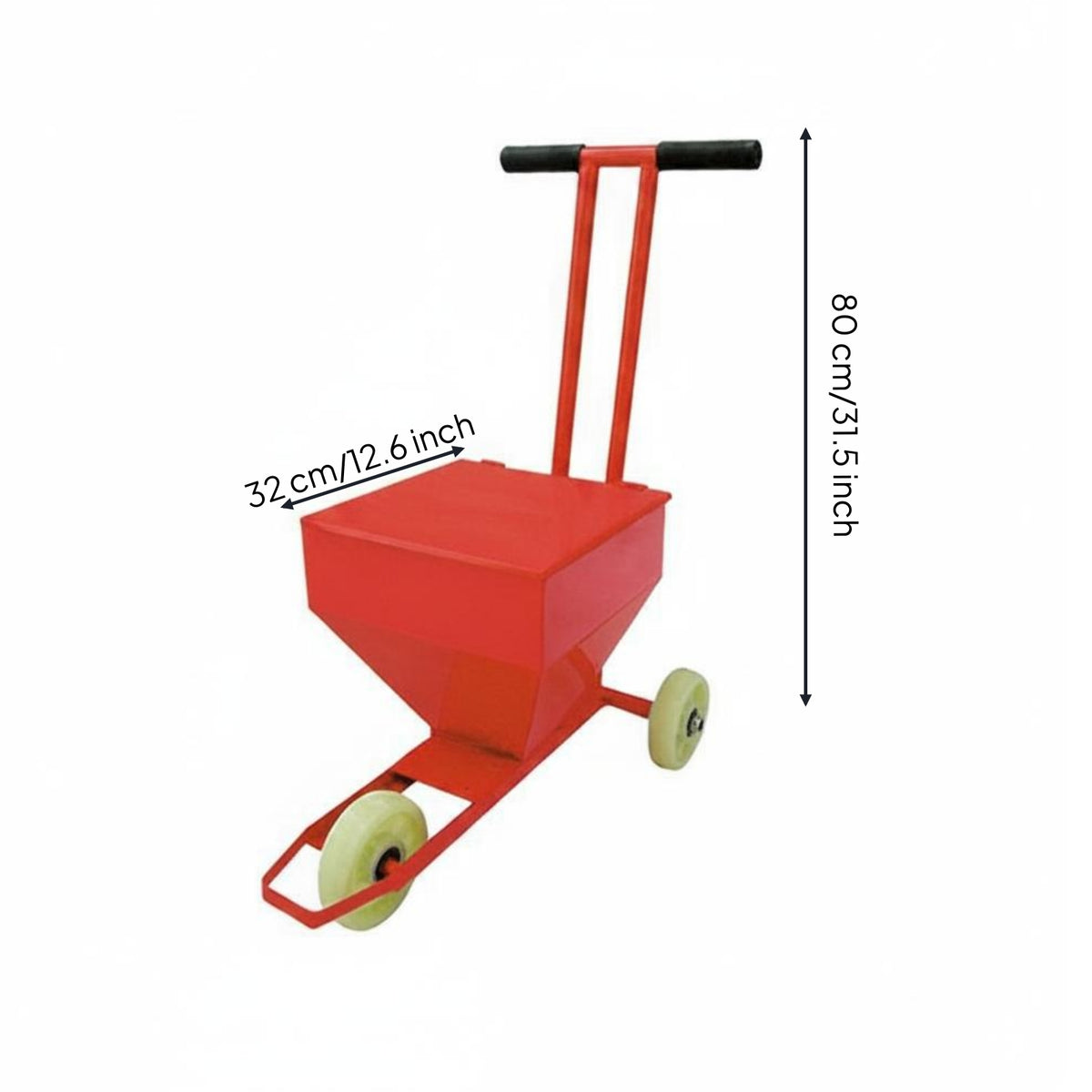 2-Wheel Chalk Line Marker Chalk Line Marker Cart Versatile Field Chalker for School Playground