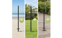 Outdoor Tetherball Game Set with Ground Anchor Allall-Inclusive Tetherball Set with Ground Anchor Long-Lasting Rust-Resistant for Beach