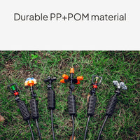 Greenhouse Hanging Mini Sprinkler Kit, Rotating Atomization
