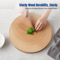 Ginkgo Wood Cutting Board, Double-Sided, Thickened, Modern Kitchen