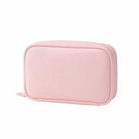 Travel Organizer Pouch with Transparent Pockets Compact Storage Pouch Rigid
