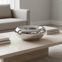 Decorative Fruit Tray Mirrored House Decoration Easy to Clean for Tv Cabinet