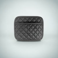 Quilted Car Storage Pouch Leather-Like Car Organizer with Pocket Space-Saving Long-Lasting for Road Trips