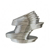 Decorative Resin Vase Electroplated Finish Sculptural Vase Home Decor for Hotel