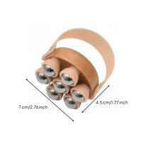 7 Ball Massager Neck and Shoulder Relief Wooden Bead Massager Smooth Surface