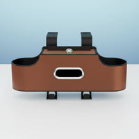 Back Seat Organizer with Beverage Holder Holder Universal Fit Multifunctional Organizer Easy to Install Auto Tissue Box Holder for Families
