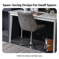Armless Shell Chair space-efficient Design Computer Seat Space-Saving for Young Adults