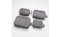 4 Pieces Space-Saving Travel Compression Packing Cube Set Compressible Compression Packing Cubes Expandable Travel Organizer Bags Lightweight for Travelers, Suitcases