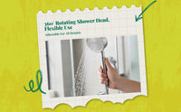 Adjustable high-pressure shower head